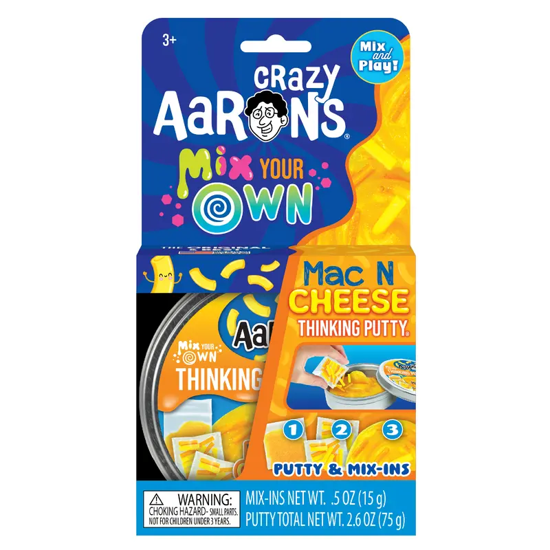 Crazy Aarons Mix Your Own Mac N Cheese Thinking Putty