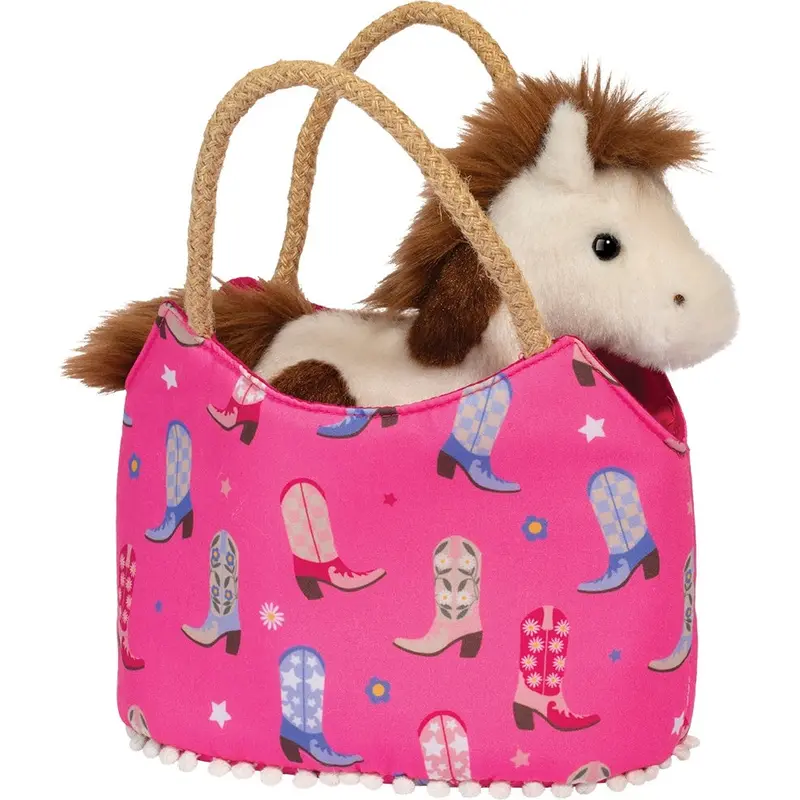 Cowgirl Boots Sassy Sak w/Horse