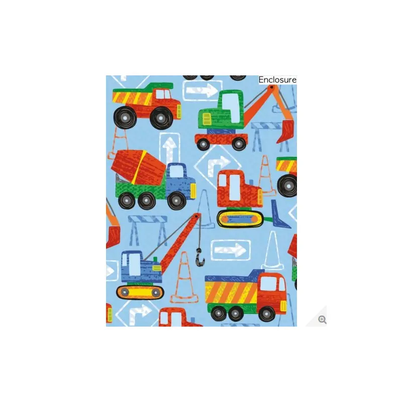 Construction Pattern Gift Enclosure