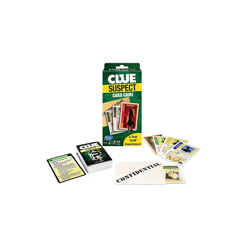 Clue  Suspect Card Game