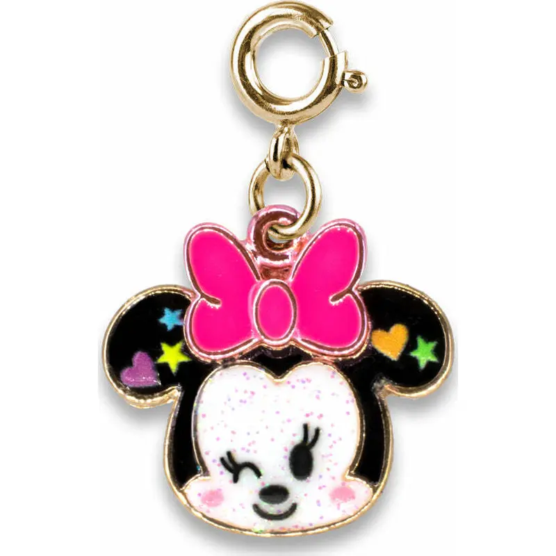 Charm It! Gold Glitter Minnie Charm