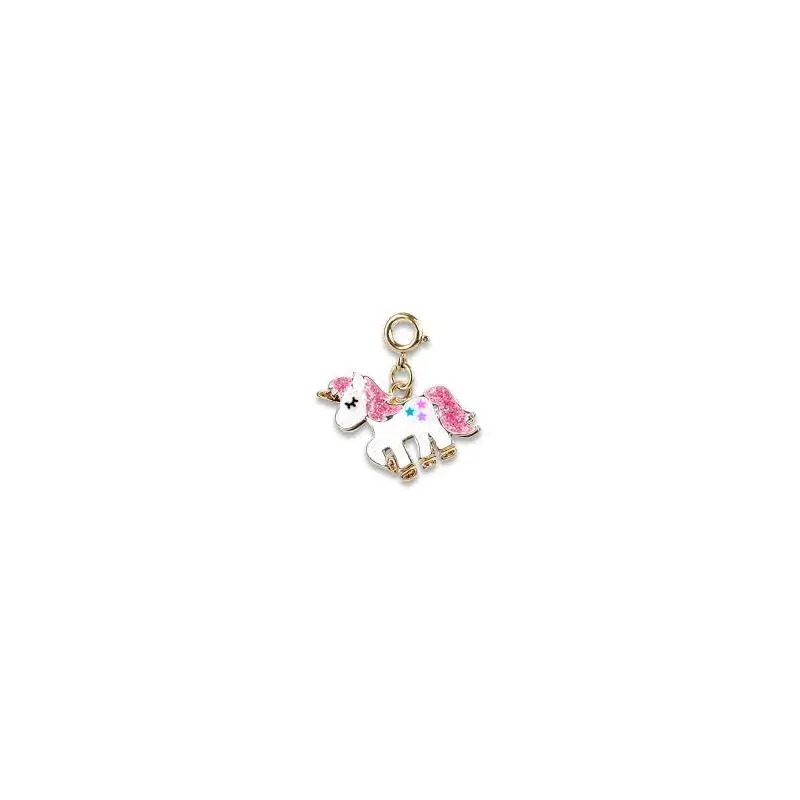Charm It! Gold glitter Unicorn Charm