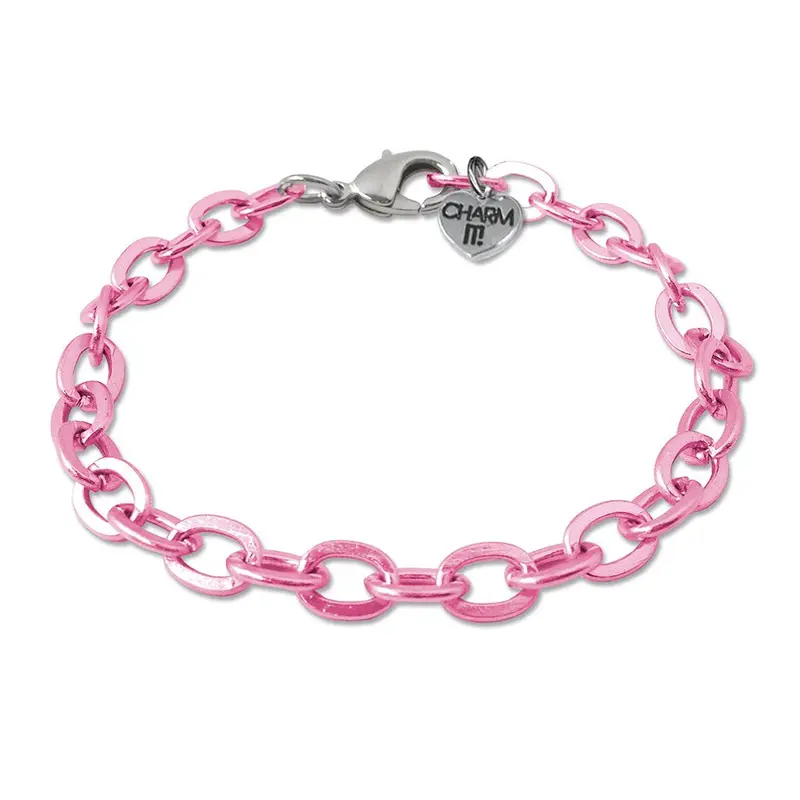 CHarm It! Pink Chain Bracelet
