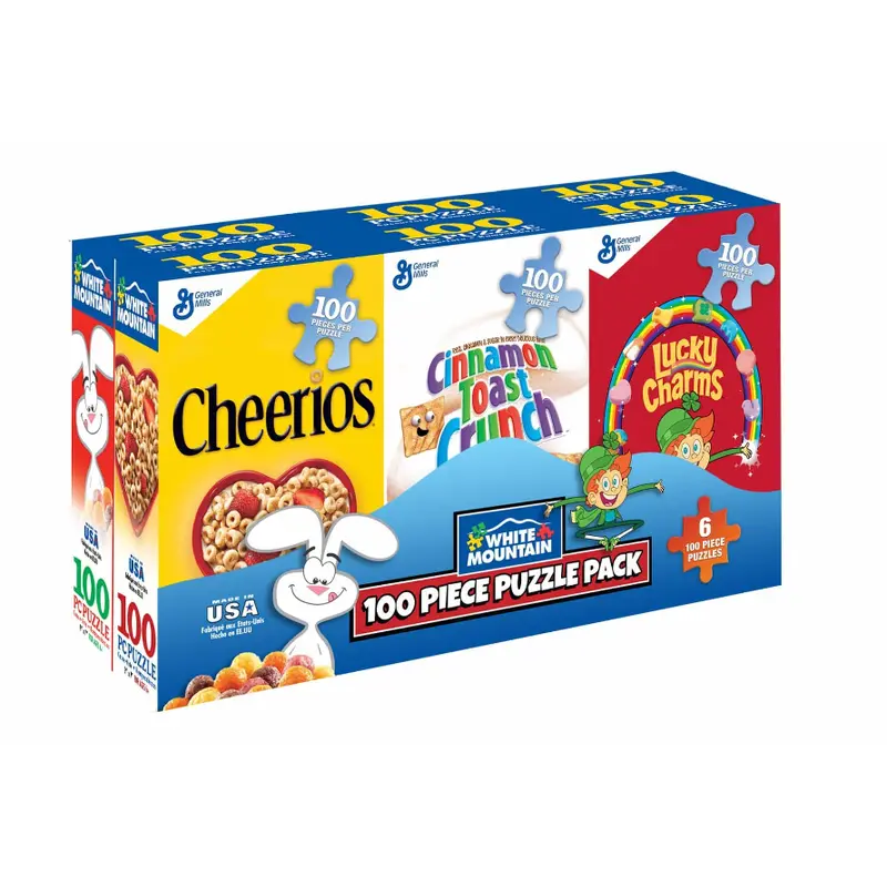 Cereal Boxes-6 pack - 100pc puzzles