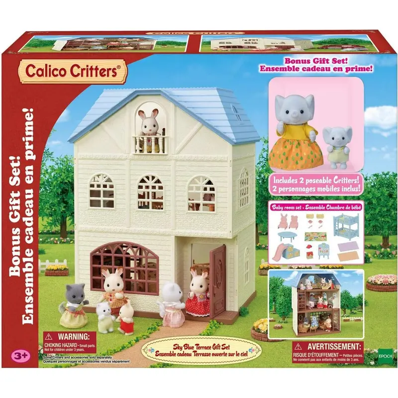 Calico Critters Skyblue Terrace Gift Set