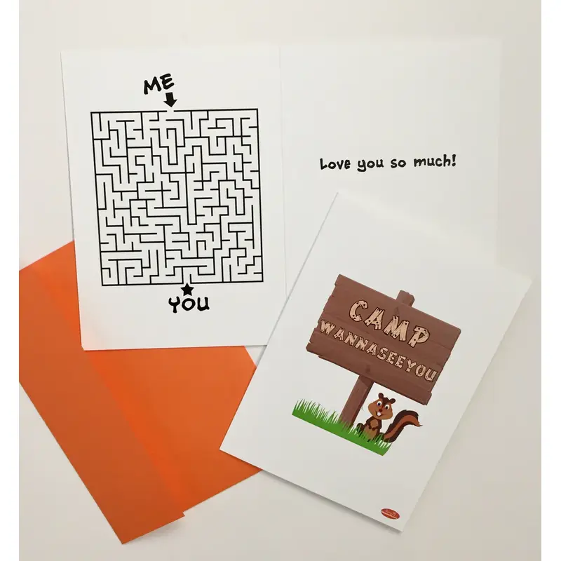 Camp Wannaseeyou Card