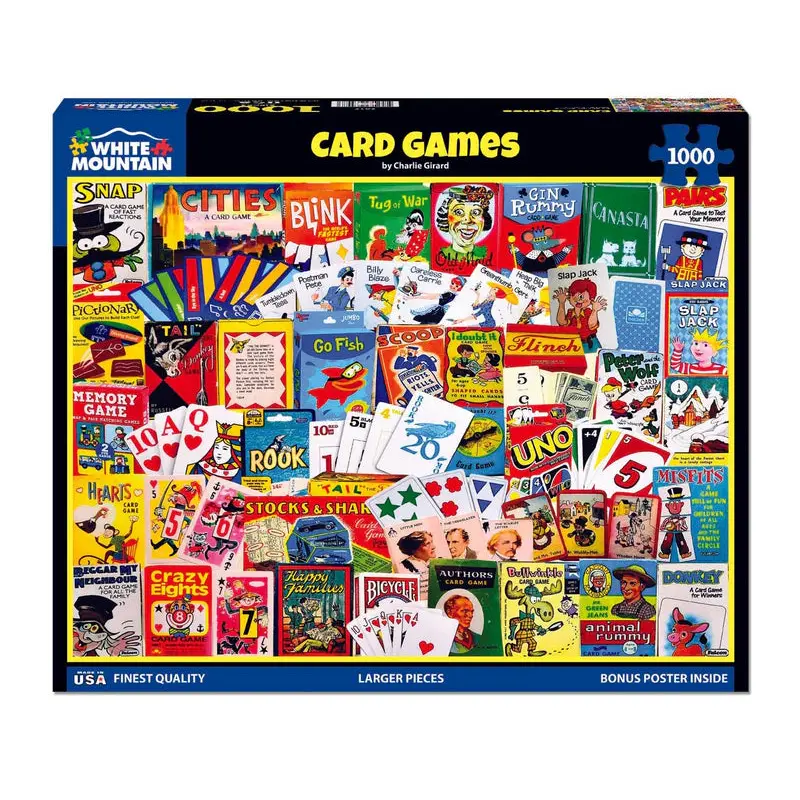 Card Games - 1000pc puzzle