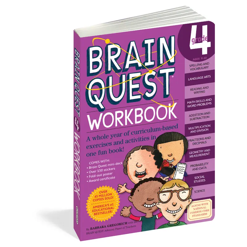 Brain Quest Workbook grade 4