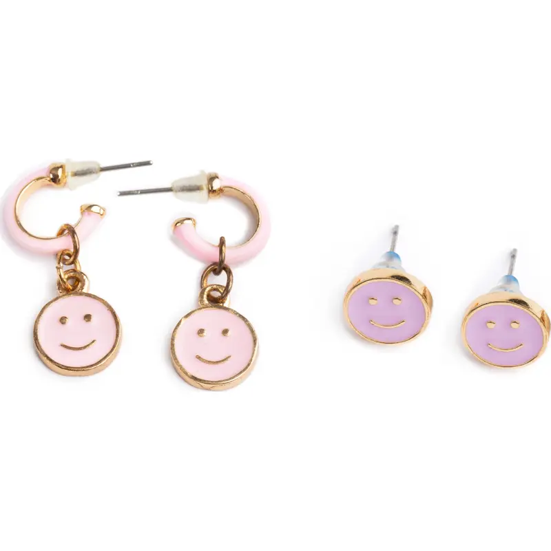 Boutique Chic All Smiles Earrings 2pc