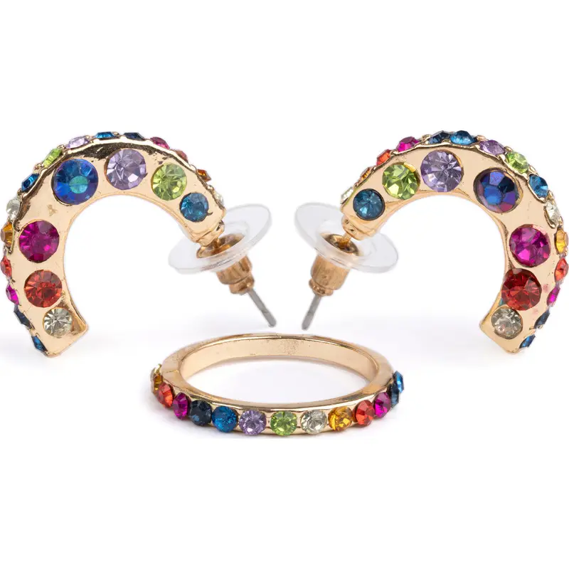 Boutique Chic Rockin' Rhinestone Earrings