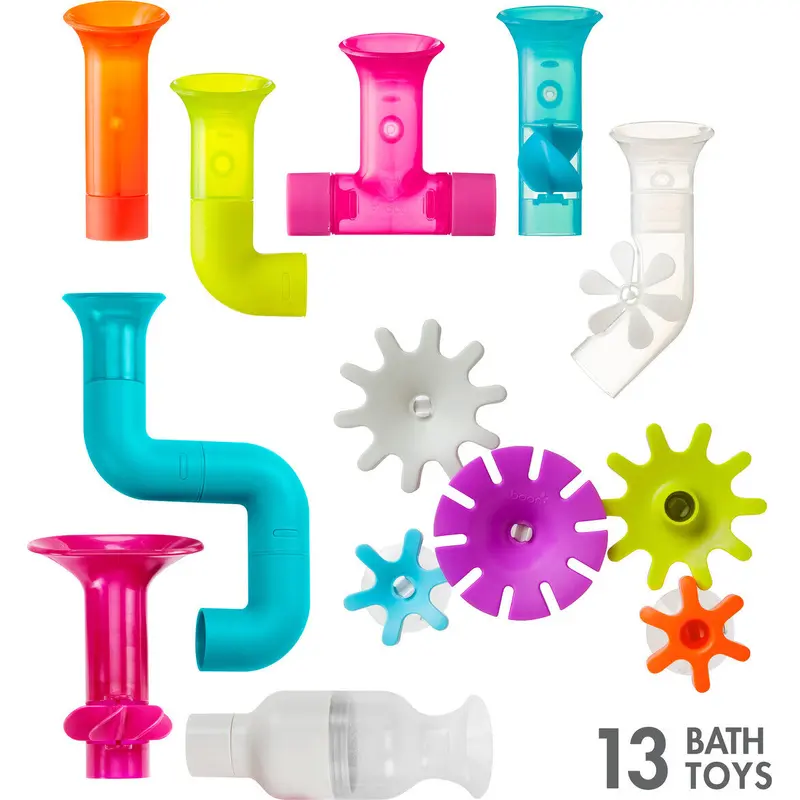 Boon Pipes & Tubes & Cogs Building Bath Toy Bundle
