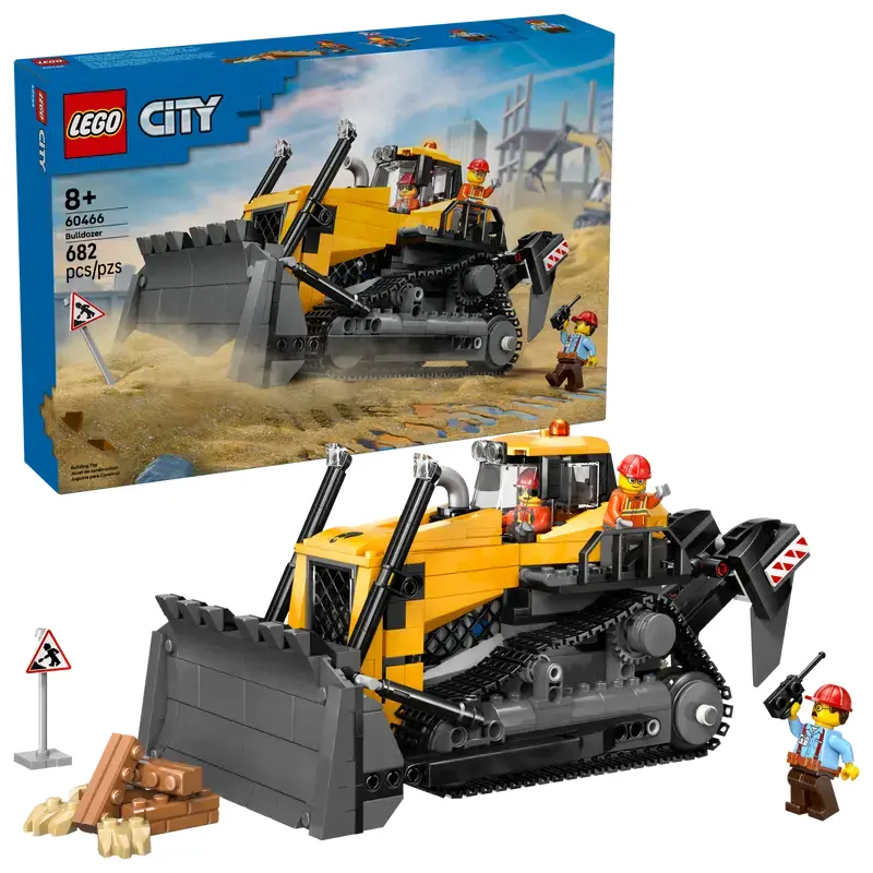 Yellow Bulldozer - City