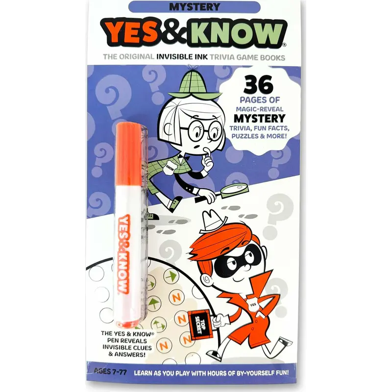 Yes & Know Invisible Ink - Mystery