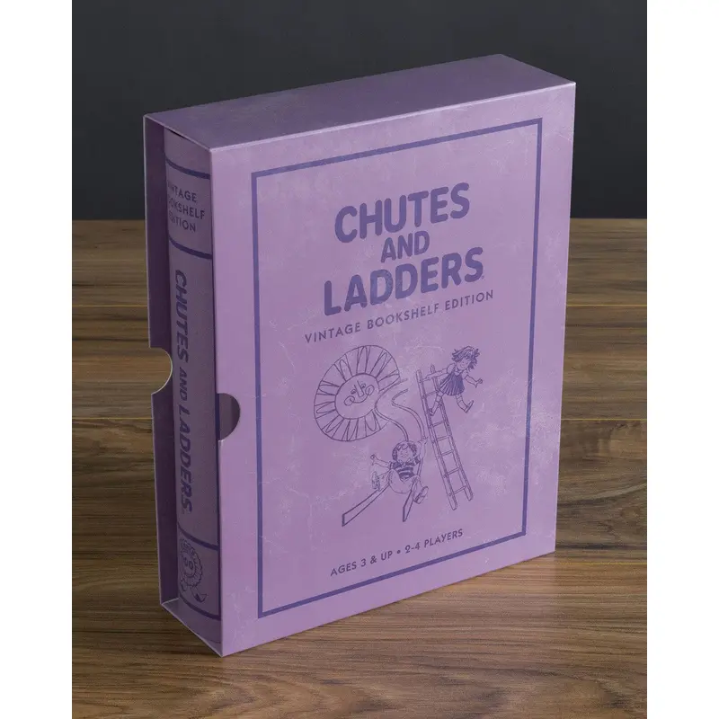 Vintage Bookshelf Chutes and Ladders