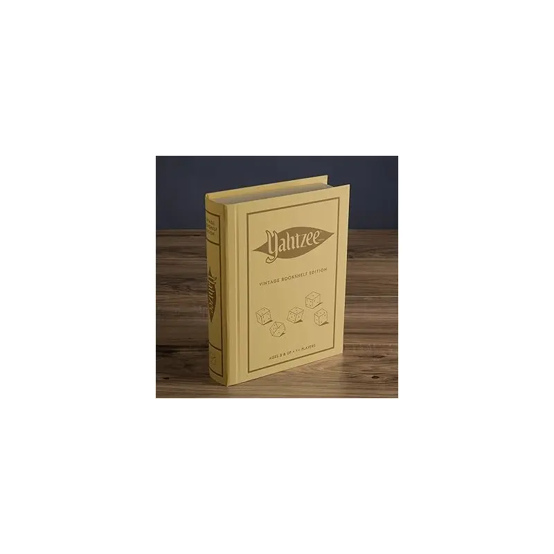 Vintage Bookshelf Yahtzee