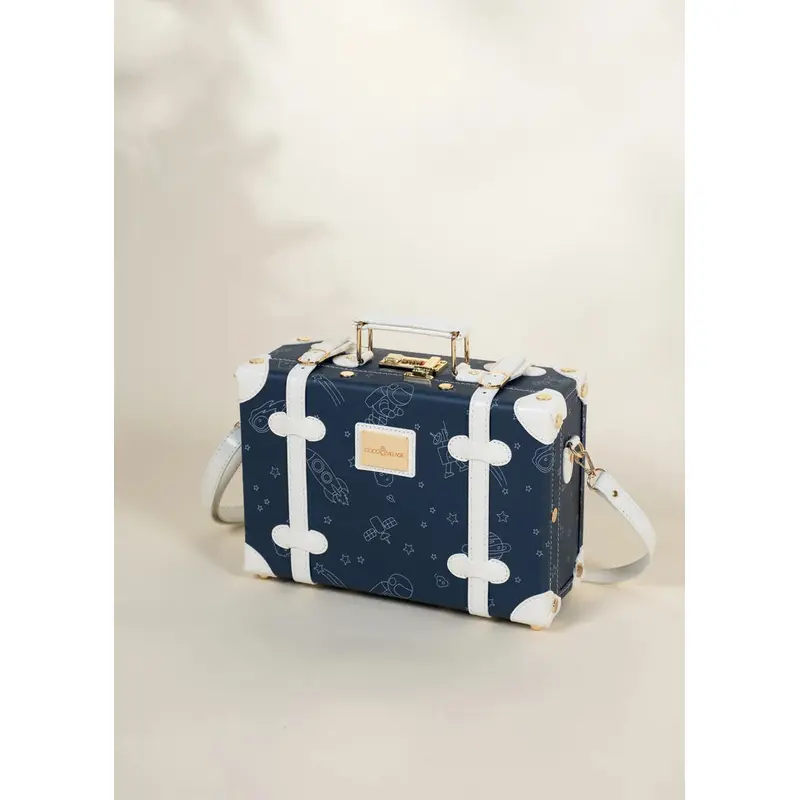 Vegan Leather Play Suitcase - Space