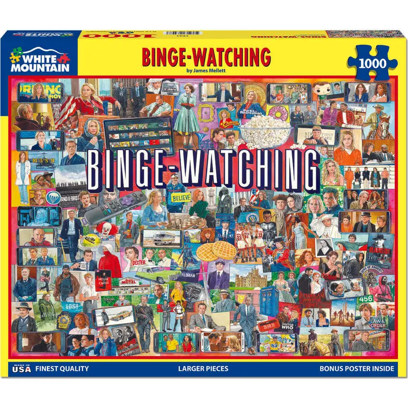 Binge-Watching 1000 pc Puzzle