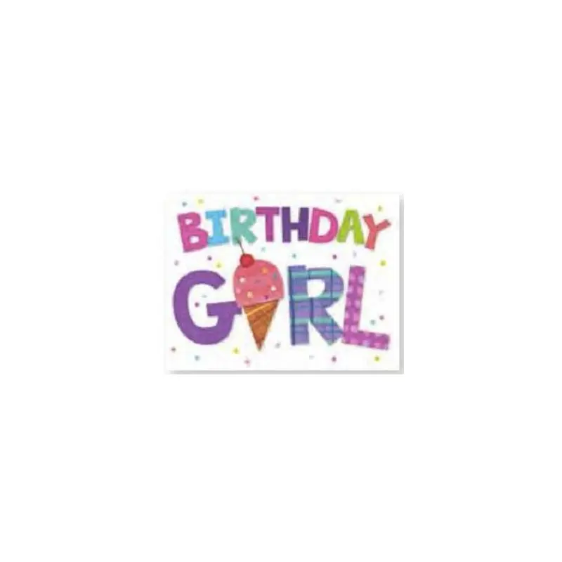 Birthday Girl Gift Enclosure