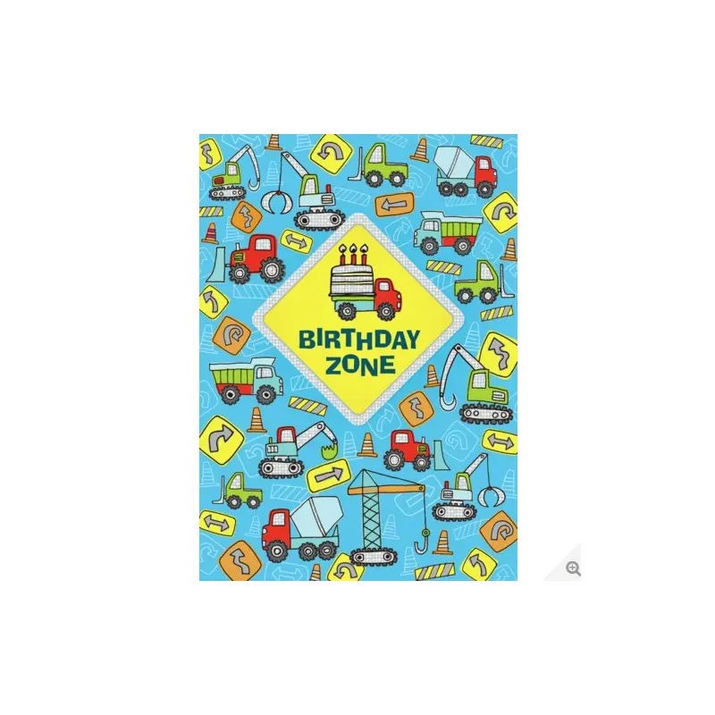 Birthday Zone Foil Card