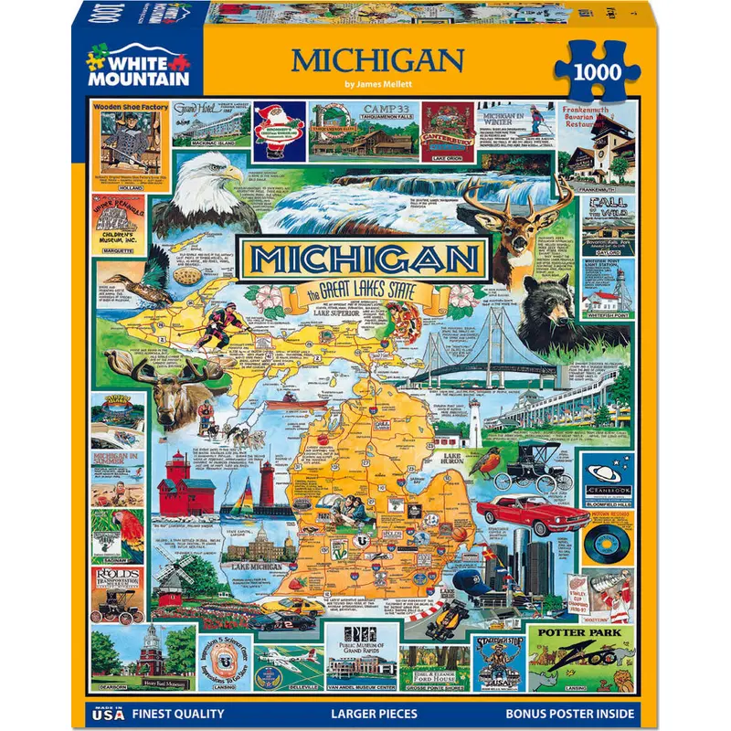 Best Of Michigan - 1000pc puzzle