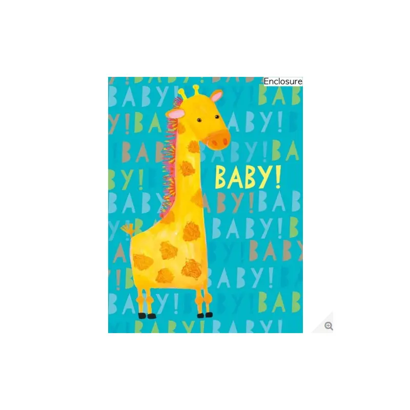 Baby Giraffe Gift Enclosure