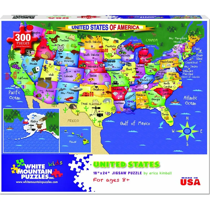 United States of America Puzzle - 300pc puzzle