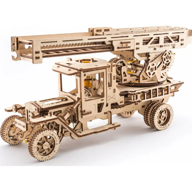Ugears Firetruck W/Ladder