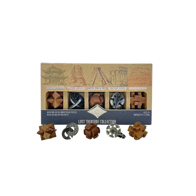 True Genius Lost Treasure Collection - Brain Teaser Puzzles