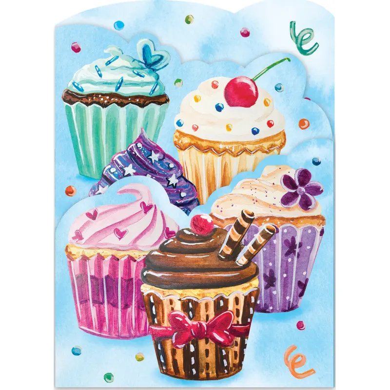 Tri-Fold: Cupcake Card