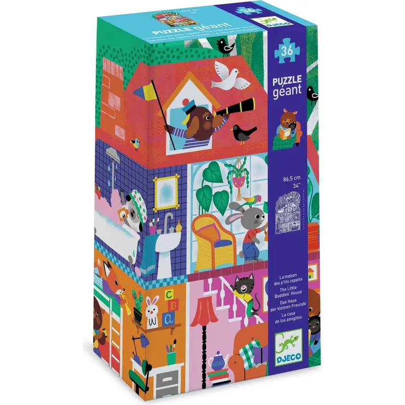 The Little Buddies House 36pc FloorPuzzle