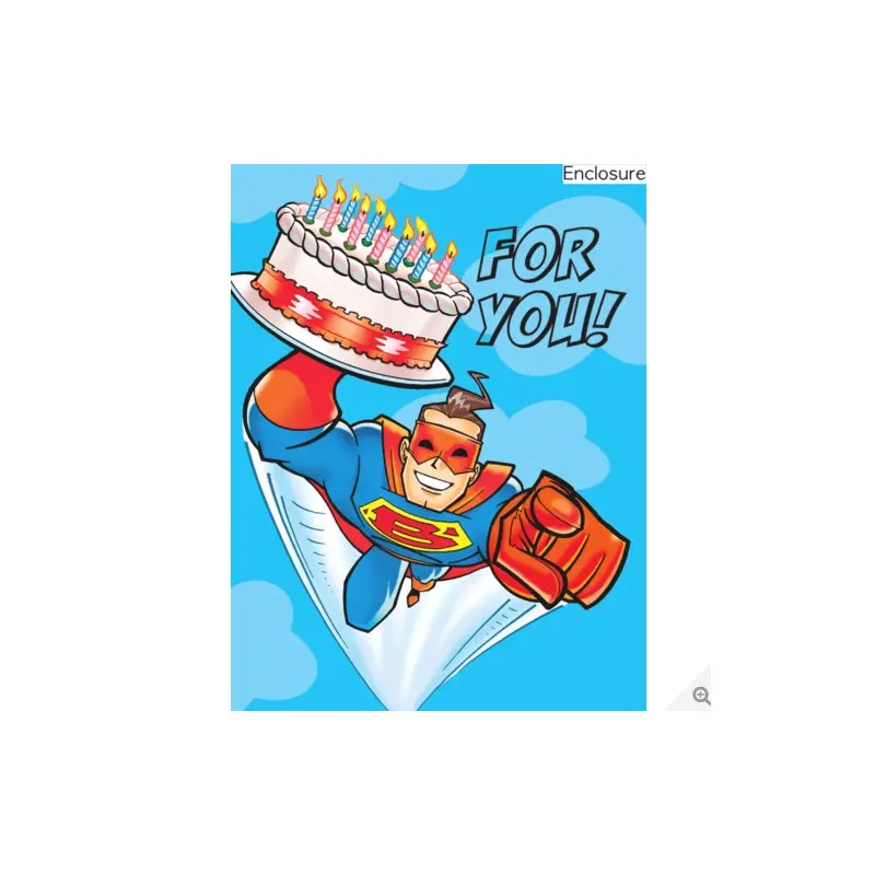 Superhero Gift Enclosure