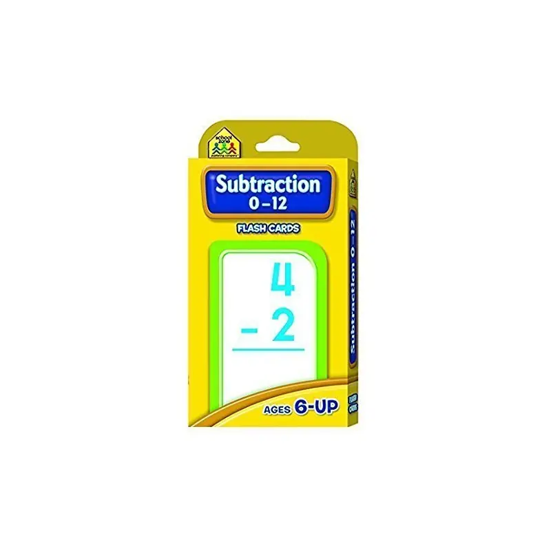 Subtraction 0-12 Flashcard