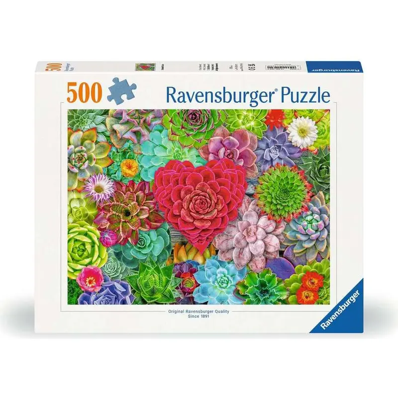 Succulent Love 500 Pc Puzzle