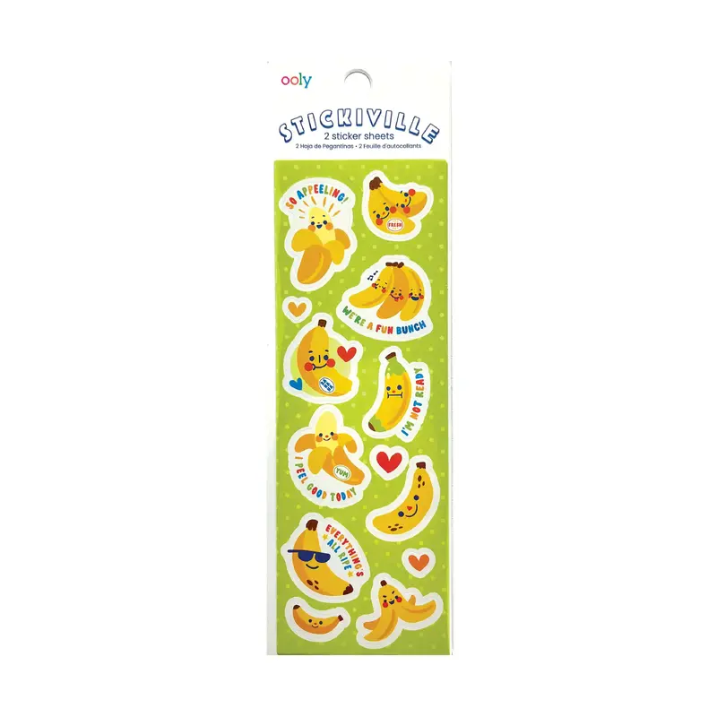 Stickiville Skinny Lil Bananas Stickers