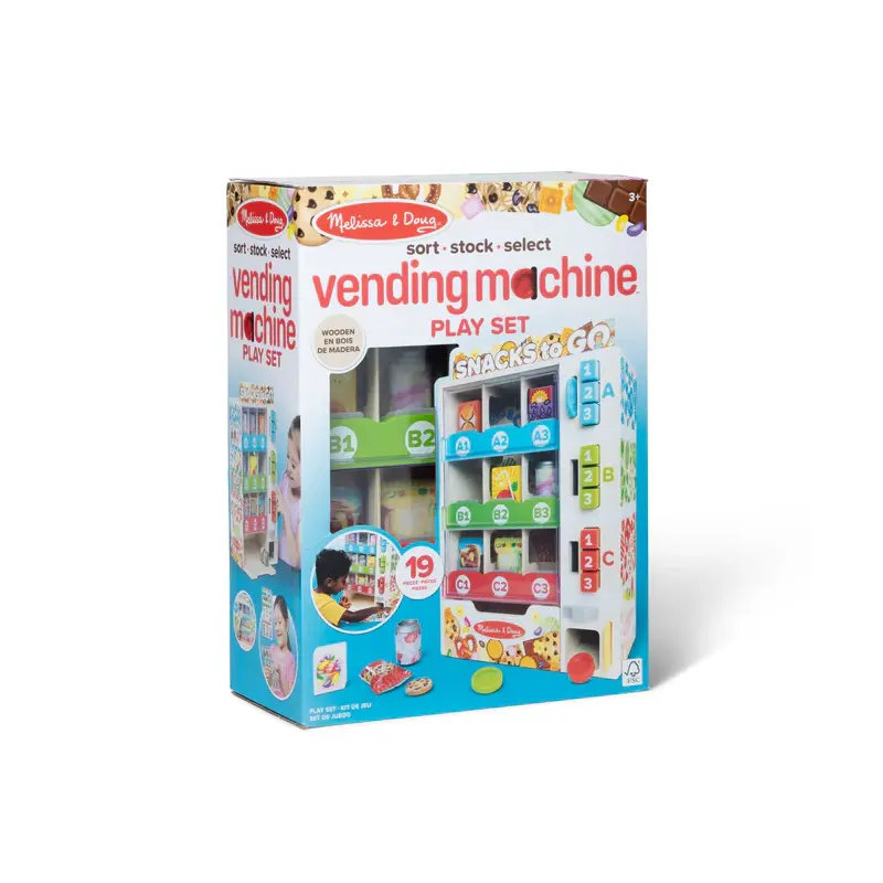 Sort, Stock, Select Vending Machine Play Set