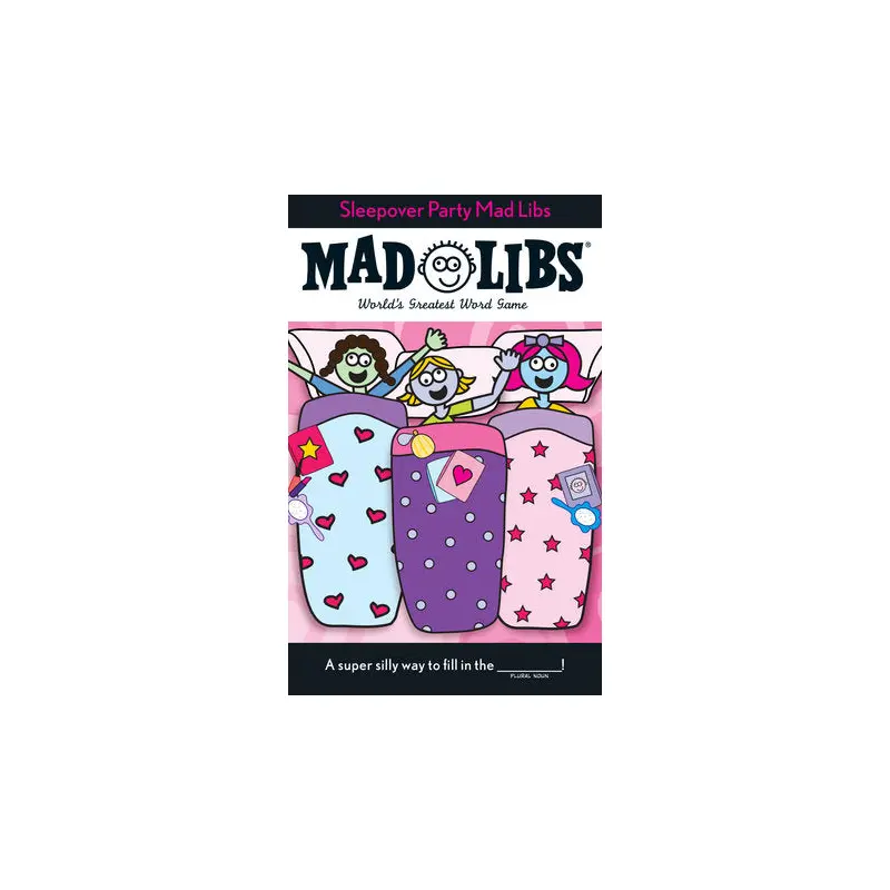 Sleepover Party Mad Libs