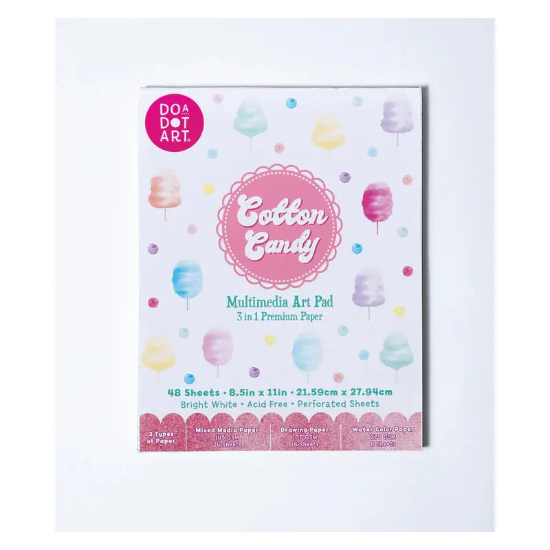 Shimmer Cotton Candy Multimedia Art Pad