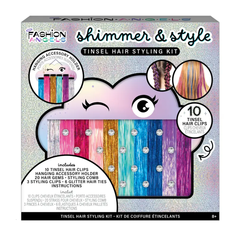 Shimmer & Style Tinsel Hair Styling Kit