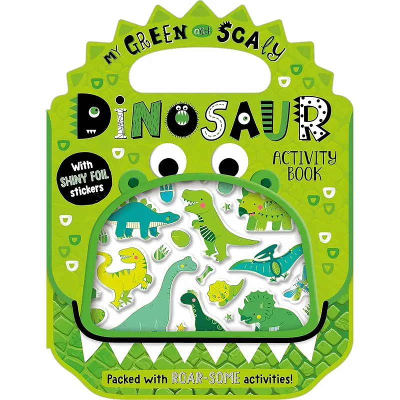 Shiny Stickers My Green Scaly Dinosaur Activity Book