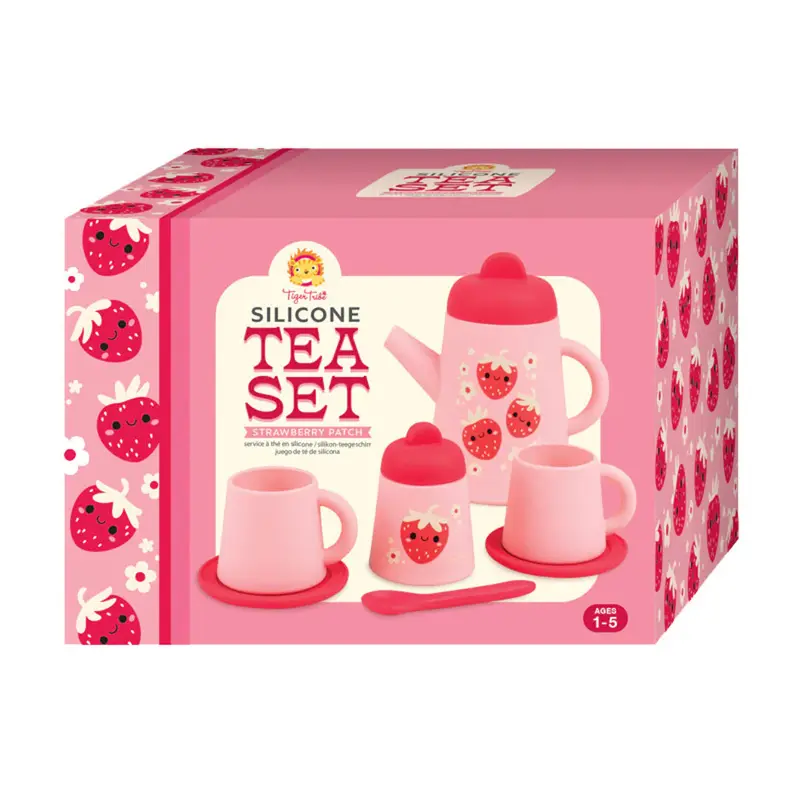 Silicone Tea Set : Strawberry Patch