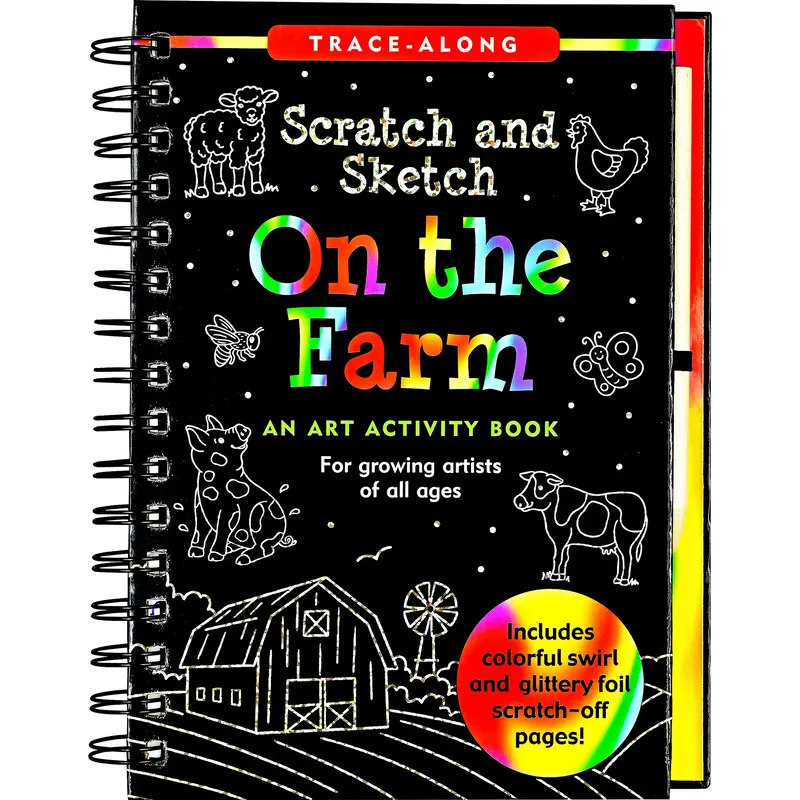 Scratch & Sketch At the Farm (Trace-Along)