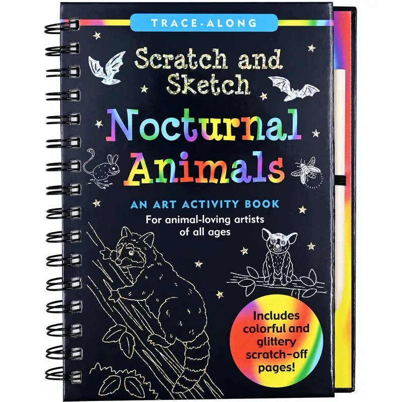 Scratch & Sketch Nocturnal Animals