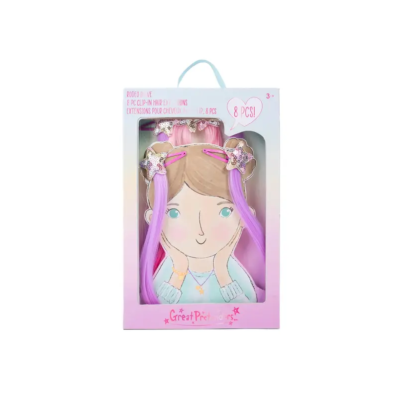 Rodeo Drive Multi Colour Clip in Extensions