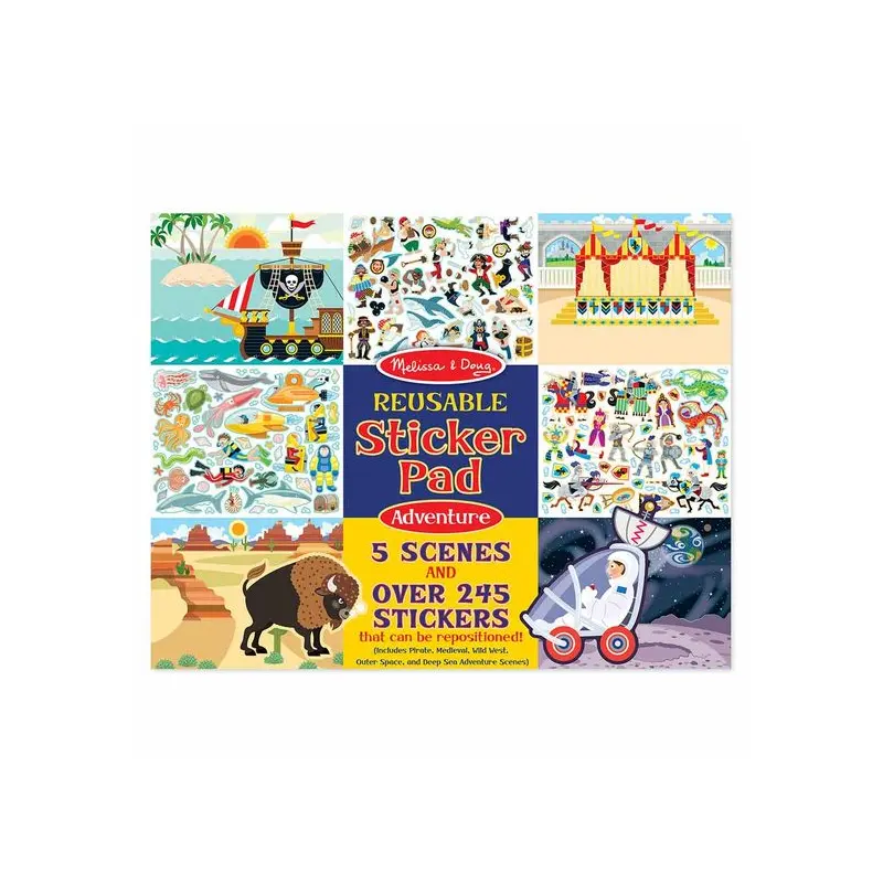 Reusable Sticker Pad-Adventure