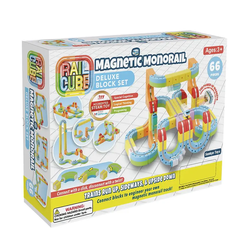 Rail Cube Magnetic Monorail Deluxe Set