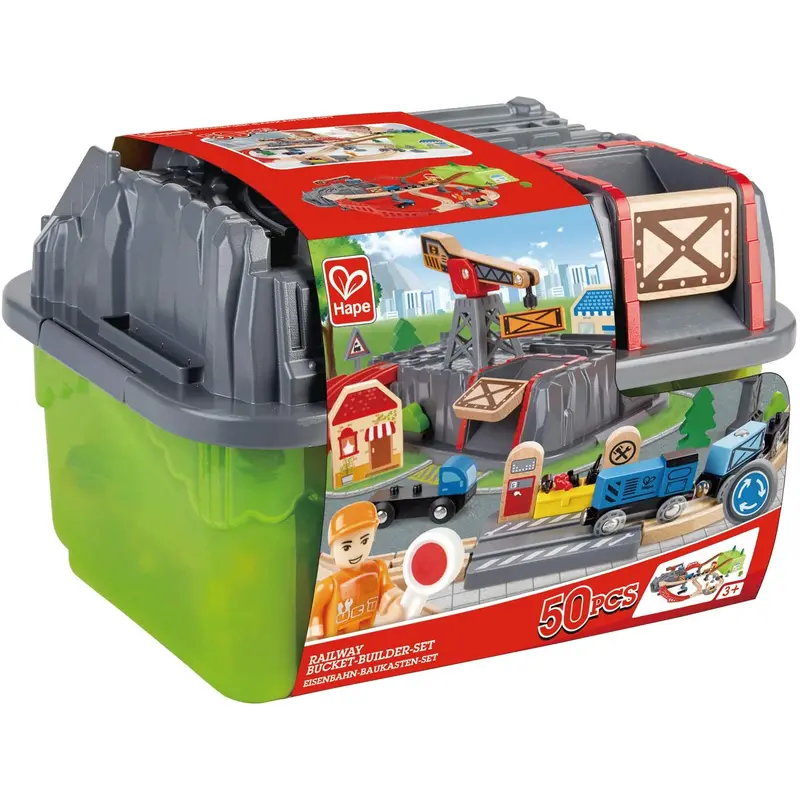 Railway train Bucket-Builder-Set HAPE