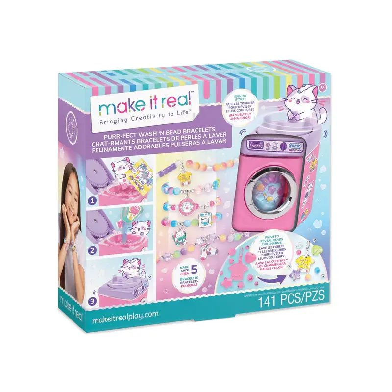 Purr-fect Wash'n Bead Bracelets