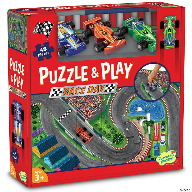Puzzle & Play Race Day 48pc