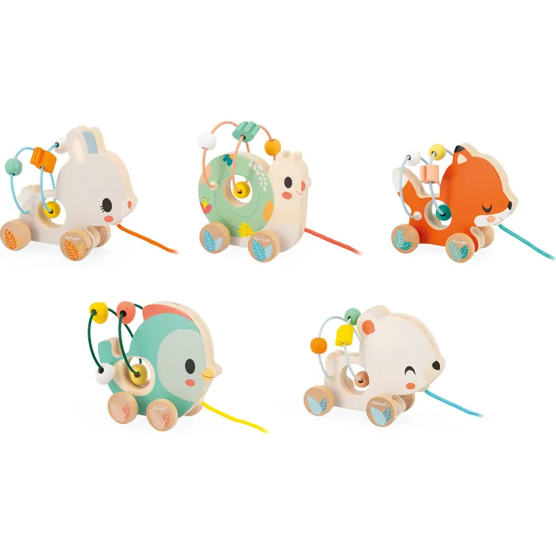 Pure Pull Along Animal Bead Maze