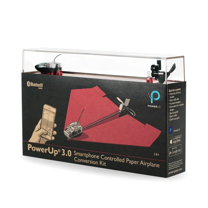 PowerUp3.0 - Smartphone Controlled Paper Airplane Conversion Kit